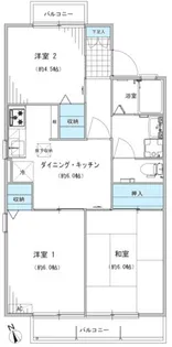 アスタルテ調布【2階】の間取り