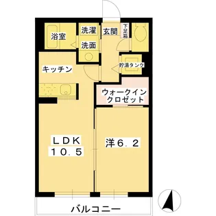 サンリバーテ国領I【2階】の間取り