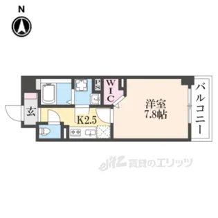 エバーハイム畝傍【2階】の間取り