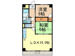 センチュリ-ハウスヒビノ【2階】の間取り