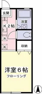 ハイツユニ【2階】の間取り