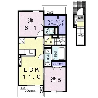 ステラ ルクス【2階】の間取り