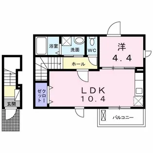 メゾン・ド・アンジュ【2階】の間取り