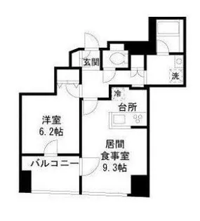セルクル落合【2階】の間取り