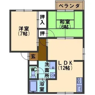 フレグランスIII【1階】の間取り