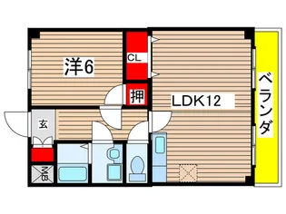 第2森下ビル【8階】の間取り