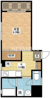 ブルーバードQ【5階】の間取り