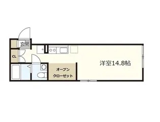COLLINA牛田新町【2階】の間取り