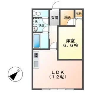 グリーンハイツ水広下【3階】の間取り