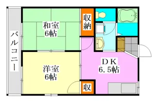 サニーコーポ高橋【2階】の間取り