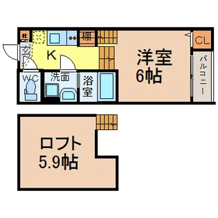 アヴェルタージュみずほ【1階】の間取り