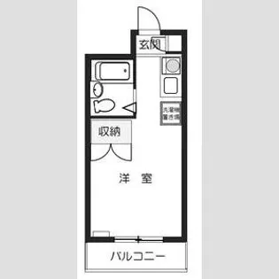 ベルシティ泉水【3階】の間取り
