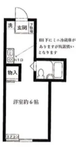 ポートヒル中山【1階】の間取り