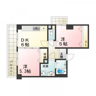 ハーバー壱番館【4階】の間取り