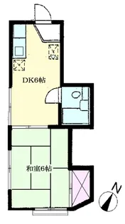代々木スミレハイツ【2階】の間取り