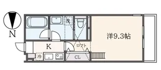 ラフィネ西谷【2階】の間取り