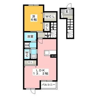 アミティ【2階】の間取り