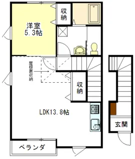 ア・レーズ【2階】の間取り
