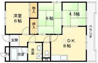 ミラーハイツタバタ【3階】の間取り