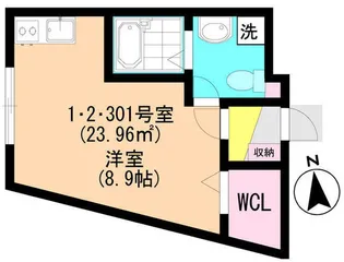 AJ馬込【3階】の間取り