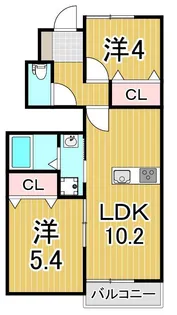 アローキャニオンKAOL【1階】の間取り