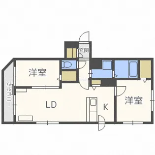 Large Casa西町【4階】の間取り