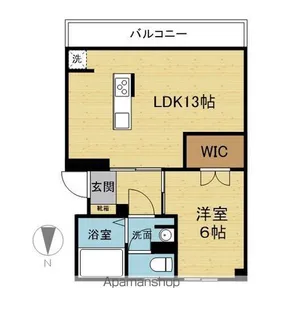 Leaf【4階】の間取り