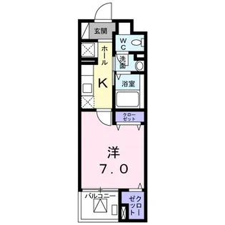 アクシアK【3階】の間取り