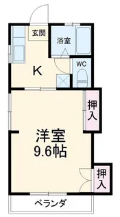 コーポ山口【2階】の間取り