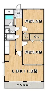 メディオ御幣島【5階】の間取り