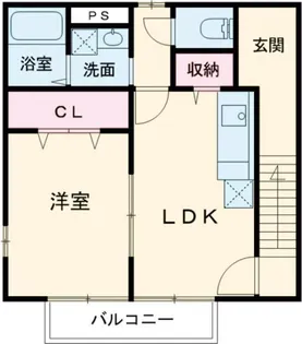 アムールSakura【2階】の間取り