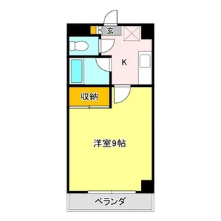 CITY M-56【8階】の間取り