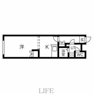 クラリス菊水III【4階】の間取り
