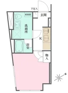 Fika大井町【4階】の間取り