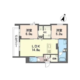 ヴィア・ステージ【3階】の間取り