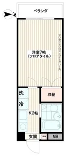 フォーレ蓮根【2階】の間取り