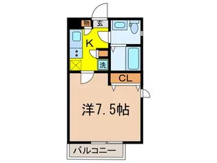 サザンクロス【1階】の間取り
