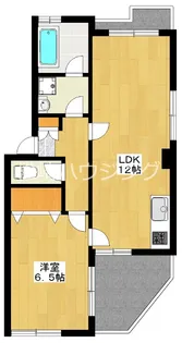 第3喜光マンション【1階】の間取り