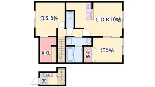 エグレッタコートA【2階】の間取り