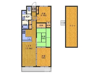 エスペラント久宝寺【5階】の間取り