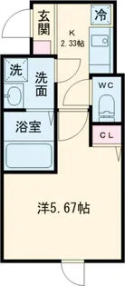 GRADUS本蓮沼【3階】の間取り