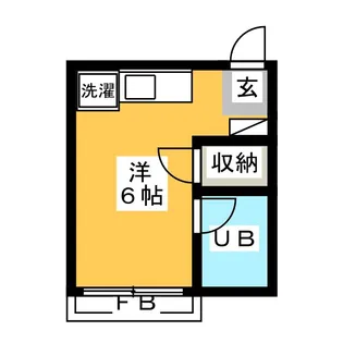 赤坂マンション【2階】の間取り