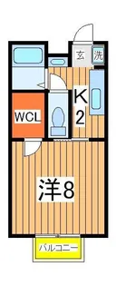 シャ・ブラン【1階】の間取り