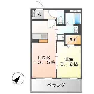 ARATA壱番館【1階】の間取り