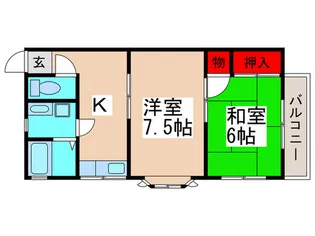 ソロコ-ポ【1階】の間取り