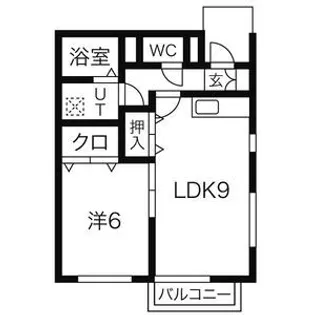 パティオU【1階】の間取り