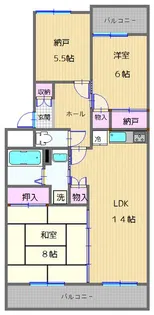 クレイストンヴィラ【1階】の間取り