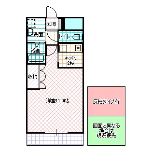 シェルル-Y’s【1階】の間取り
