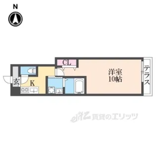 フジパレス塚口東VI番館【1階】の間取り