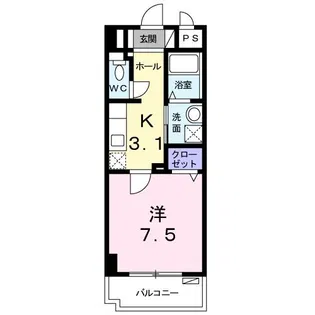 ラ・ルミエール【3階】の間取り